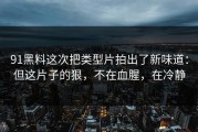 91黑料这次把类型片拍出了新味道：但这片子的狠，不在血腥，在冷静
