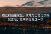 蘑菇视频在家里，收藏与历史记录突然变顺：原来关键是这一项