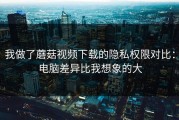 我做了蘑菇视频下载的隐私权限对比：电脑差异比我想象的大